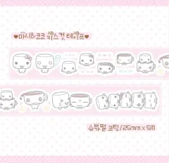 완소クラブ 麻九井 一 ギャザーバッグ キスカット マスキングテープ 띵