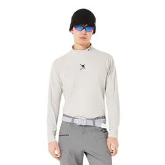 新品 [オークリー] SKULL THICKNESS LS MOCK SHIRT メンズ FOA408240 (26C) LUNAR ROCK US XL サイズ (日本 2XL サイズ相当)