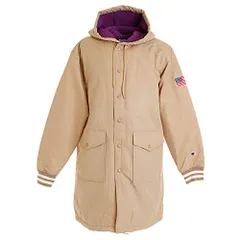 新品 [Champion(チャンピオン)]ハーフコート C3-Q603 メンズ ベージュ 日本 XL (日本サイズXL相当)