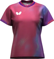 新品 バタフライ(Butterfly) 卓球 ゲームシャツ インフィリア・シャツ・レディース 016:ロゼ M 47239