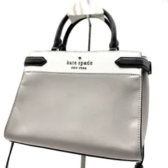 ケイトスペード kate spade 2way ハンドバッグ ショルダーバッグ レザー ホワイト グレー ブラック バイカラー ミニトート レディース 斜め掛け ゴールド金具 通勤 通学 人気 ブランドバッグ