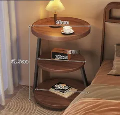 大人気 高級感 3 段式 ミニテーブル 家庭用 バルコニー リビング 書斎 トレイテーブル サイドテーブル ベッドサイド 収納ラック