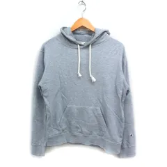 チャンピオン CHAMPION スウェット パーカー 袖ロゴマーク コットン 綿 L グレー 灰 /FT11