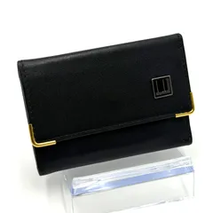 ダンヒル dunhill 6連キーケース コンパクト ゴールド金具 男女兼用 ブラック 黒 レザー