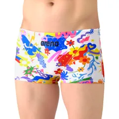 新品 arena(アリーナ) 競泳水着 トレーニング用 ボーイズ ジュニア 【TOUGHSUIT】 R130サイズ 水泳 スイミング 耐久性 練習用 トレーニング向け ショートレッグ AS6SWM24B