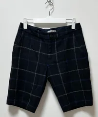 DAMA collection チェック柄ウールハーフパンツ M
