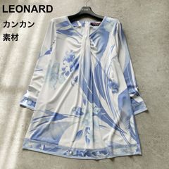 新品同様！近年！レオナール チュニック 七分袖 42サイズ Lサイズ