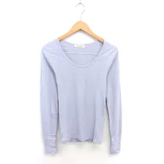 シンゾーン Shinzone カットソー ニット Uネック ウール混 長袖 F グレー /TT11