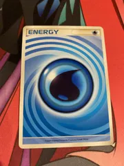 ポケモンカード　基本水エネルギー　うずまき