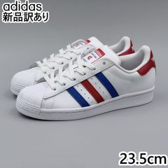 23.5 新品  スーパースター 白×赤 人気カラー レディース 23.5 新品 adidas スーパースター 白×赤 人気カラー レディース - メルカリ