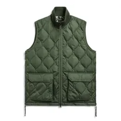 新品 [タイオン] ユニセックス ミリタリーハイネックZIPダウンベスト 012ZML-1