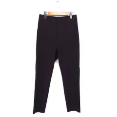 オペークドットクリップ OPAQUE.CLIP スラックス ストレート パンツ ゆったり センタープレス ジップフライ M 茶 ブラウン /NT14