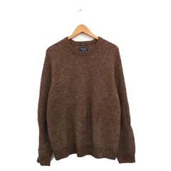 アメリカンイーグルアウトフィッターズ AMERICAN EAGLE OUTFITTERS ニット セーター 長袖 コットン L ブラウン 茶 /KT4