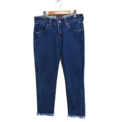 ロデオクラウンズワイドボウル RODEO CROWNS WIDE BOWL RCWB デニム ジーンズ テーパードパンツ カットオフ 28 ネイビー 紺 /FT21