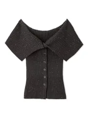 新品 [スナイデル] フロント釦オフショルニットプルオーバー SWNT244156 レディース DGRY Free Size