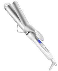 D★BAYATA コテ ヘアアイロン 38mm カール アイロン ロングヘア 25段階温度調節 100℃?220℃調節可能 プロ仕様 100V-240V海外対応 60分自動オフ ロングパイプ 韓国風巻き髪