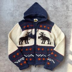 BEAMS+別注 カナディアンセーター カウチン ネイティブ柄 チマヨ柄 38 