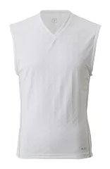 新品 FREEZE TECH (フリーズテック) 氷撃 ノースリーブ Vネックシャツ (2XLサイズ) ホワイト (パフォーマンスライン)