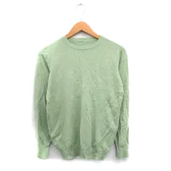 マーベラスバイピエロ marvelous by Pierrot ニット セーター 長袖 シンプル M グリーン 緑 /KT29