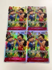 ワンピースカード　エース＆サボ＆ルフィ　sr 4枚