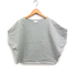 アーバンリサーチ ドアーズ URBAN RESEARCH DOORS ドルマンスリーブ カットソー Tシャツ 丸首 無地 コットン 綿 One ライトグレー /FT31