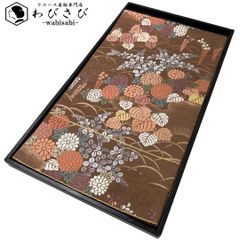 袋帯 鳳凰に華柄模様 金色 フォーマル O-4233 袋帯 鳳凰に華柄模様 金色 フォーマル O-4233 - メルカリ