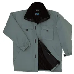 新品 [ミドリ安全] 防寒服 コート 男女兼用 撥水 M3126 上 グリーン LL