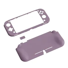PlayVital ZealProtect Nintendo Switch Liteに対応用保護シェル、Switch Liteに対応用人間工学に基づいたデザインしたハードシェル、シェル＆グラスフィルム＆サムライカバー＆ボタンキャップは付属しています【ダーク 0