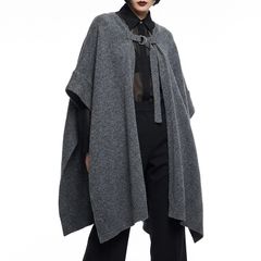 FLORENT ニットカーディガン ポンチョ ウールカーディガン ベスト 古着