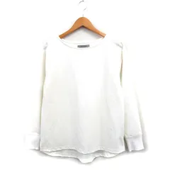 ナノユニバース nano universe カットソー Tシャツ 長袖 シンプル F アイボリー 白 /KT20