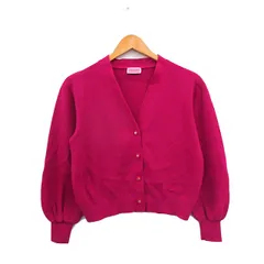 ケイトスペード KATE SPADE 国内正規品 カーディガン 長袖 Vネック コットン シンプル XS ピンク /KT31