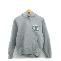 チャンピオン CHAMPION プルオーバー パーカー フード 裏起毛 ロゴ S グレー 灰 /KT13