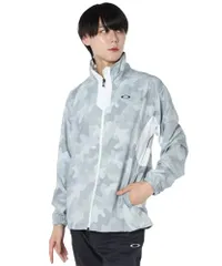 新品 [オークリー] FOA406911 INTRICATE CAMO JACKET (186) WHITE PRINT US L サイズ (日本 XL サイズ相当)