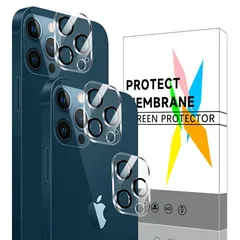 対応 iPhone 12 Pro Max カメラカバー レンズフィルム apple iPhone12 Pro Max 【 3枚入り 】seninhi 旭硝子材質 iPhone12 Pro Max カメラフィルム 強化ガラス 保護カバー 高光沢 さらさら ア 1