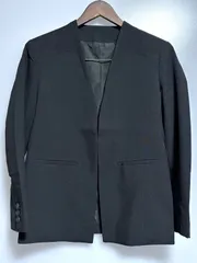 STUSSY ノーカラージャケット ブラック S相当のサムネイル