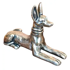 A94 アヌビス神 真鍮製置物 エジプト神話 守護神 ジャッカル神 魔除け 開運 風水 縁起物 オブジェ インテリア 真鍮ブラス ミニ像 神像 アンティーク調 インテリア雑貨