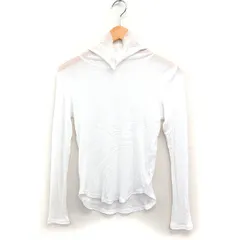 B&Y ユナイテッドアローズ BEAUTY&YOUTH ビューティー&ユース リブ Tシャツ カットソー 長袖 タートルネック 無地 コットン 綿 ホワイト 白 /FT24