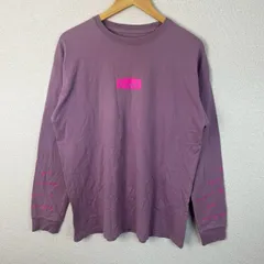 X-girl エックスガール 長袖Tシャツ ロゴプリント パープル ONE SIZE レディース 古着 ストリート Y2Kのサムネイル