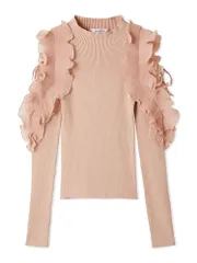 新品 [スナイデル] プリーツフリルドッキングニットプルオーバー SWNT244096 ユニセックス大人 PBEG Free Size