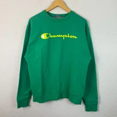 Champion チャンピオン スウェット ロゴプリント グリーン Mサイズ メンズ 古着 アメカジ ストリート