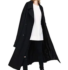 新品 [ニカ] メンズ チェスターコート 秋 冬 柔らかい ロングアウター ファッション シンプル ハンサム ロングコート ゆったり 大きいサイズ 韓国風 オーバーコート お洒落ブラック