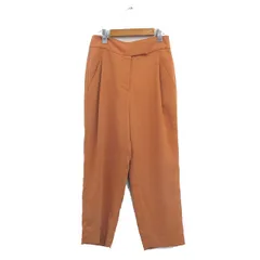 ユナイテッドアローズ UNITED ARROWS テーパードパンツ タック シンプル 36 オレンジ 橙色 /KT33