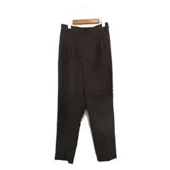 グローバルワーク GLOBAL WORK テーパードパンツ センタープレス シンプル M ブラウン 茶 /KT29