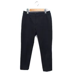 エムプルミエ ブラック M-Premier BLACK テーパード スラックス パンツ コットン混 ローライズ 無地 34 黒 ブラック /NT20