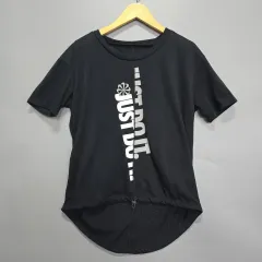 ナイキ(NIKE) レディース ドライフィット ロゴ 半袖Tシャツ ブラック S