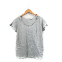 インディスライフ In this life プルオーバー パーカー フード 半袖 コットン シンプル グレー 灰 /KT33