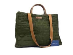 COLE HAAN コールハーン ハンドバッグ シャレー ラージ トート カーキ ナイロン レディース 2WAY 超美品