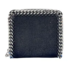 STELLA McCARTNEY ステラマッカートニー 財布 ファラベラ 581236 W9132 ブラック ポリエステル レディース 2つ折り財布 美品