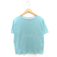 ハートマーケット Heart market Tシャツ カットソー ボートネック 綿 コットン FREE 緑 ミントグリーン /TT13