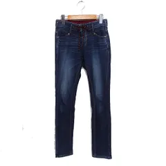 エドウィン EDWIN JERSEYS デニム ジーンズ スキニー スリム パンツ XXS ネイビー 紺 /FT26